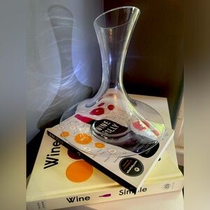 Elegant Shatter-Resistant Wine Decanter – Holds Two Bottle Condition is New.